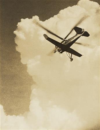 WILLIAM M. RITTASE (1894-1968) Group of 6 modernist photographs of the autogyro Pitcairn PCA-2.